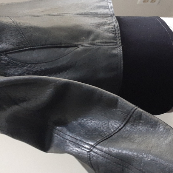 Genuine Leather GAP Y2K jacket (vintage) - Picture 6 of 16